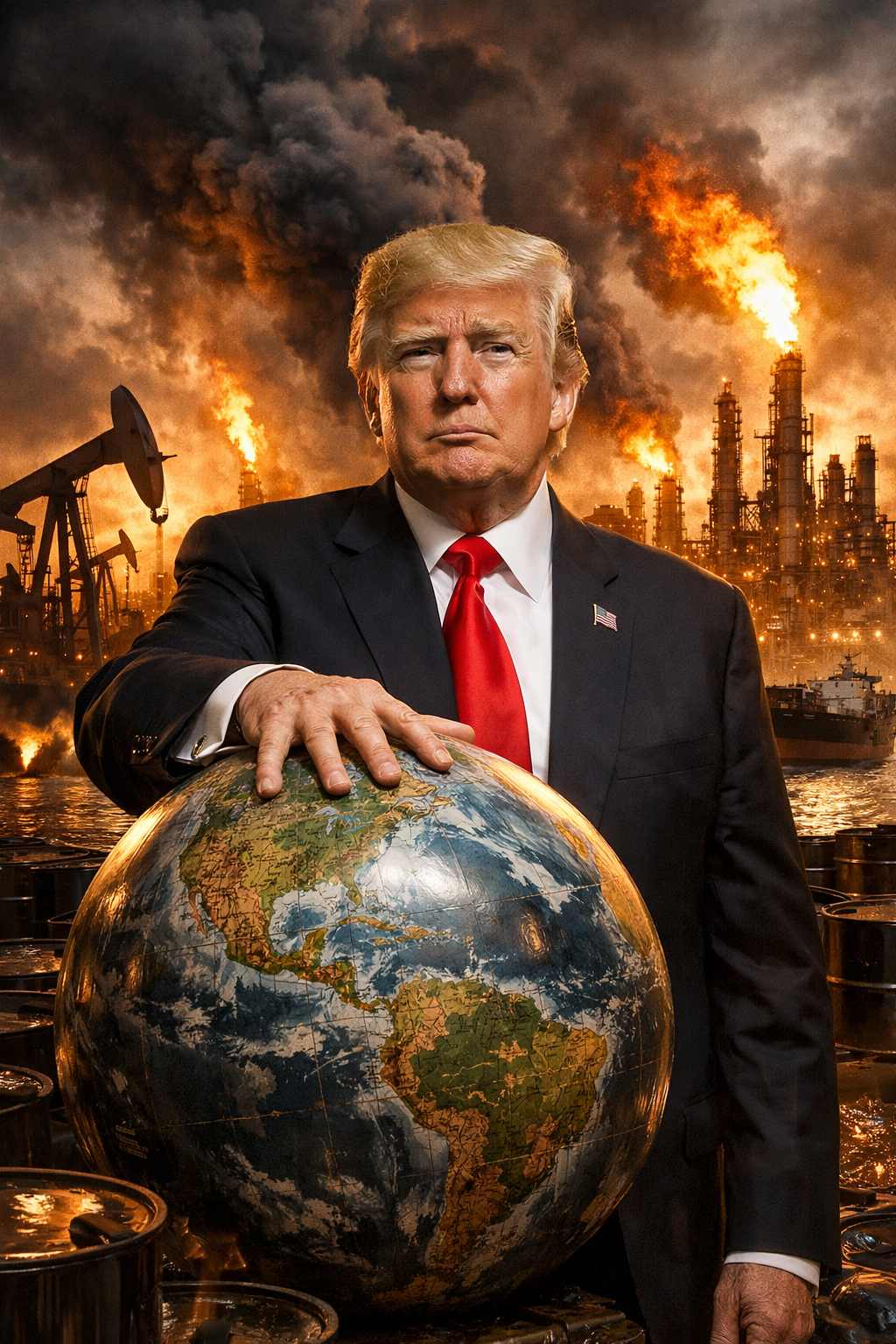 Trump venderá el petróleo que produzca Venezuela para quedarse con todo y enriquecer las arcas de Estados Unidos