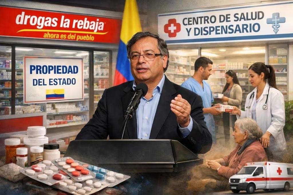 Petro anuncia transformación de Drogas La Rebaja en centros de salud y dispensarios