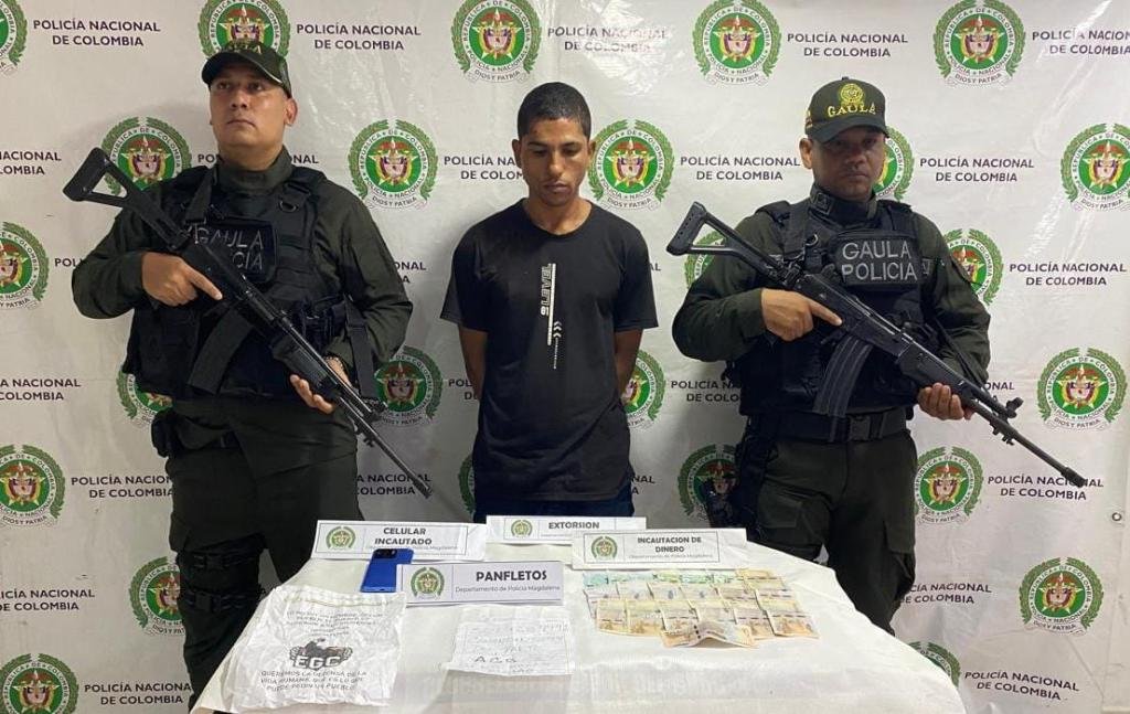 Cayó alias ‘00’ temible extorsionista del ‘Clan del Golfo’ en Fundación