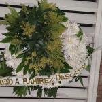 Dejan corona fúnebre en casa de familiares del periodista Diego Ramírez tras denuncia sobre extorsiones en Santa Marta
