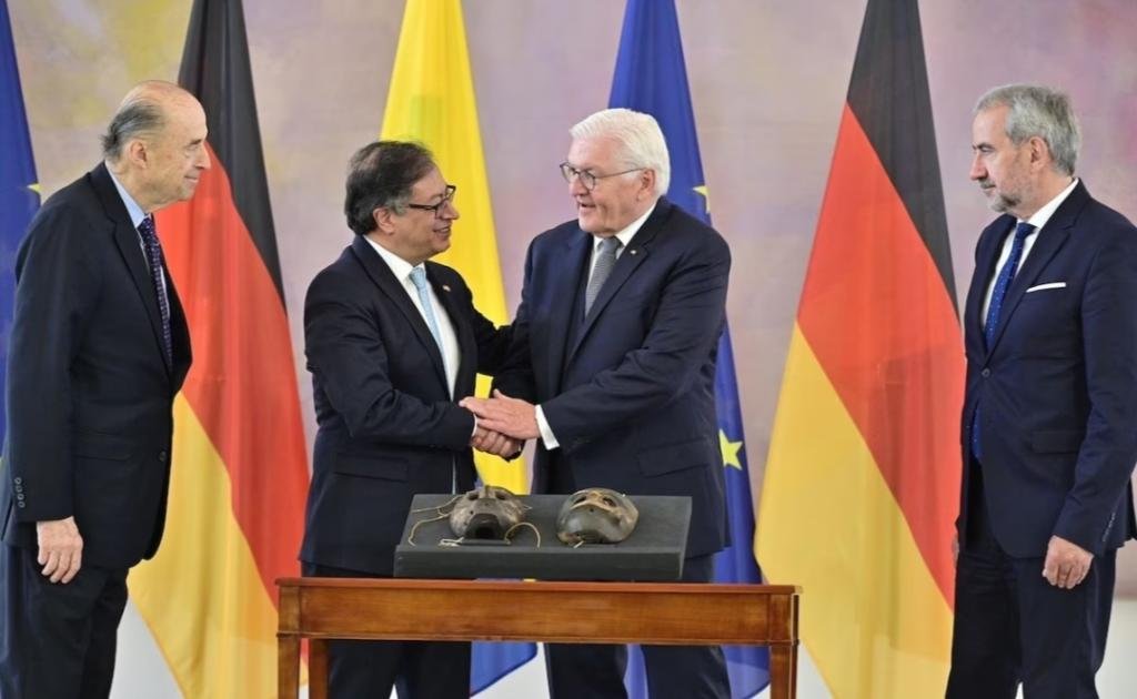 Petro invitó al presidente de Alemania a la celebración de los 500 años de fundación de Santa Marta