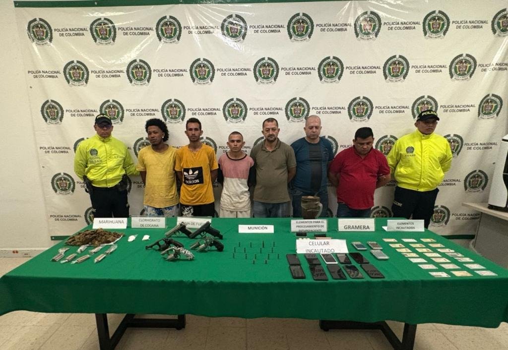 'Barrejobo' de la Policía dejó varios capturados por extorsión y otros delitos en Santa Marta