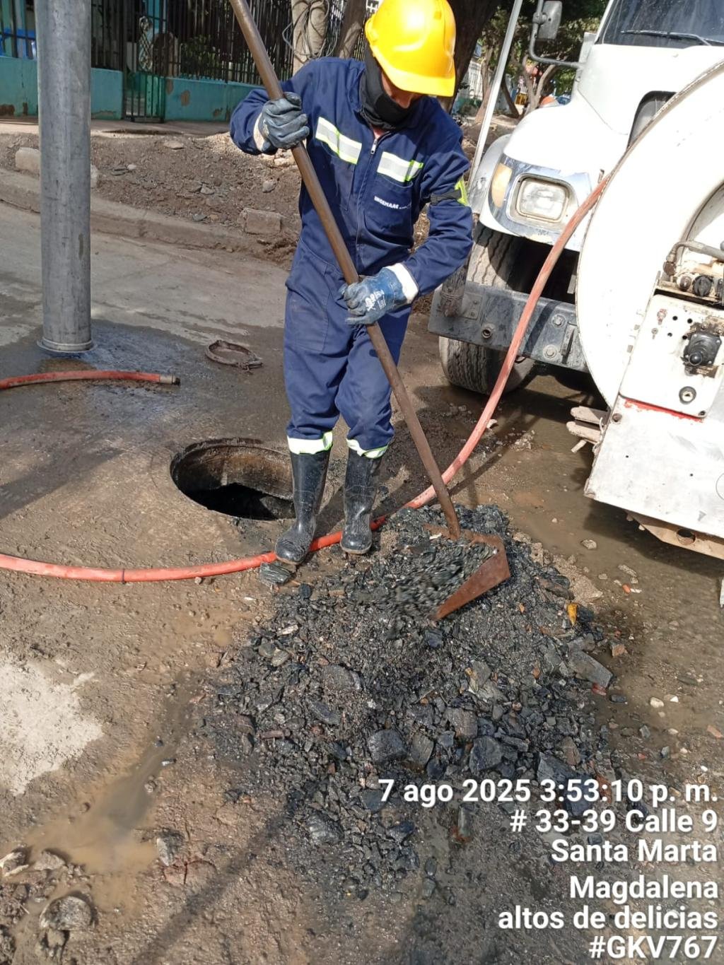 ESSMAR E.S.P. concreta acciones claves para superar la contingencia por fuertes lluvias en Santa Marta