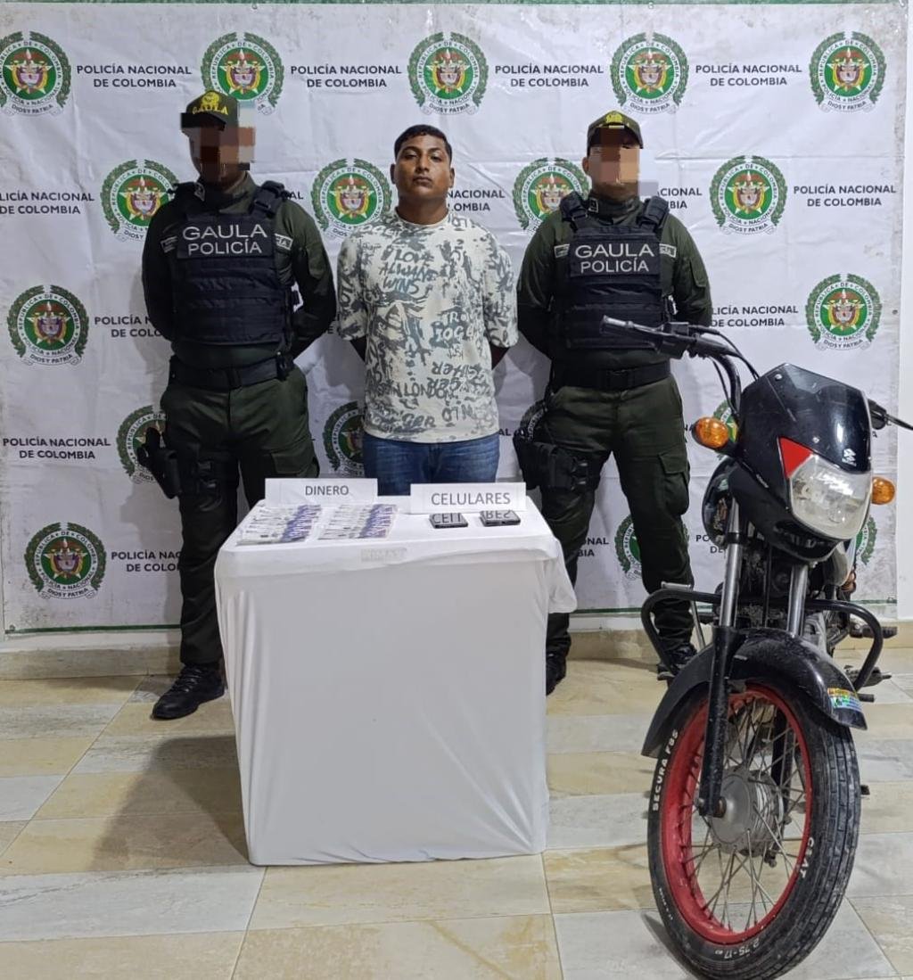 Instrumentalizaba a un menor para que extorsionara en Santa Marta: el infante también quedó capturado