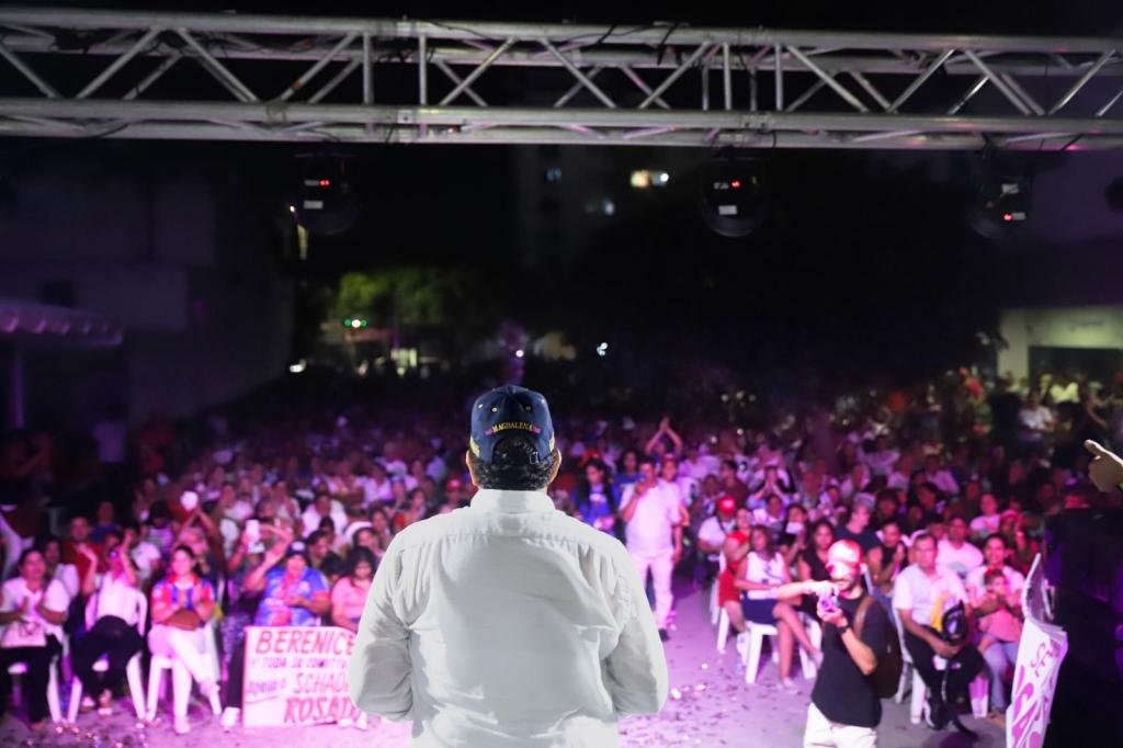 Ante más de 3.300 personas, Noya propone dignificar la salud y fortalecer el deporte en el Magdalena