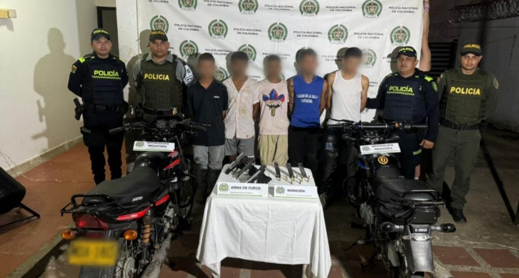Policía capturó a 5 integrantes del ‘Clan del Golfo’ en el Magdalena