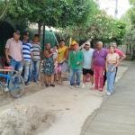 Fundación Buenos Frutos impulsa pavimentación histórica en el barrio Once de Noviembre junto a la comunidad