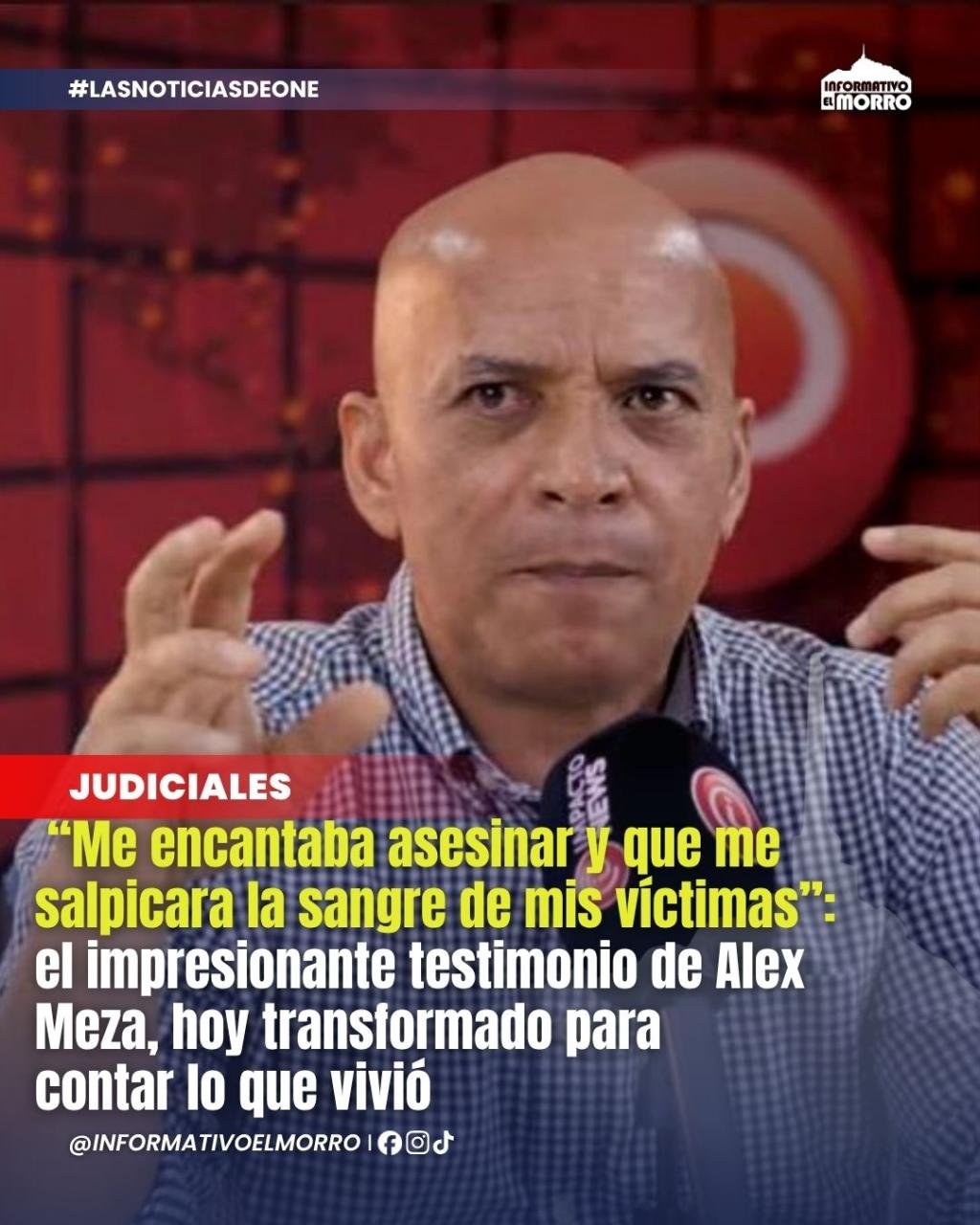 “Me encantaba asesinar y que me salpicara la sangre de mis víctimas”: el impresionante testimonio de Alex Meza, hoy transformado en evangelista
