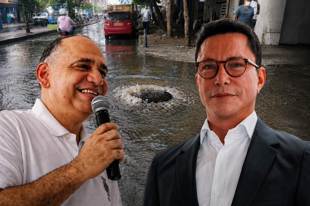 Crisis de Rebosamientos de aguas de mierda en Santa Marta es culpa de Caicedo, Según Pinedo