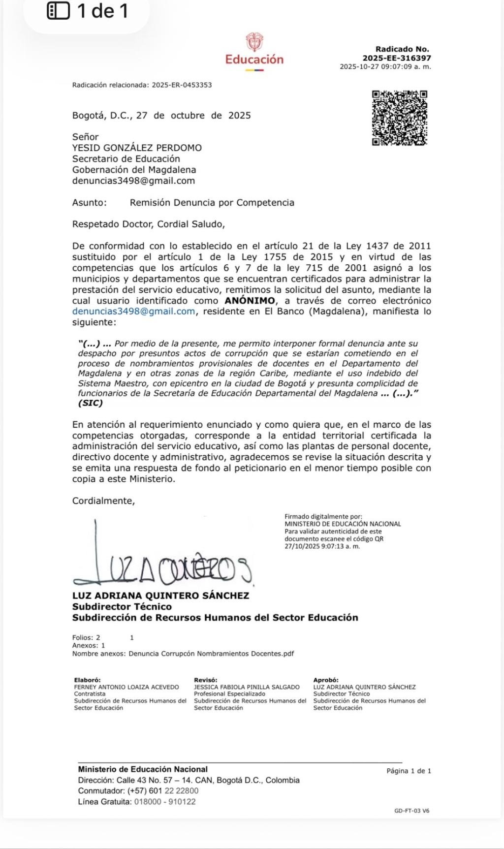 Cártel de los títulos falsos: el millonario fraude con plazas docentes que sacude al Magdalena y la Costa Caribe