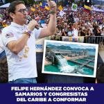 Felipe Hernández convoca a samarios y congresistas del Caribe a conformar Comité Cívico en defensa del agua para Santa Marta