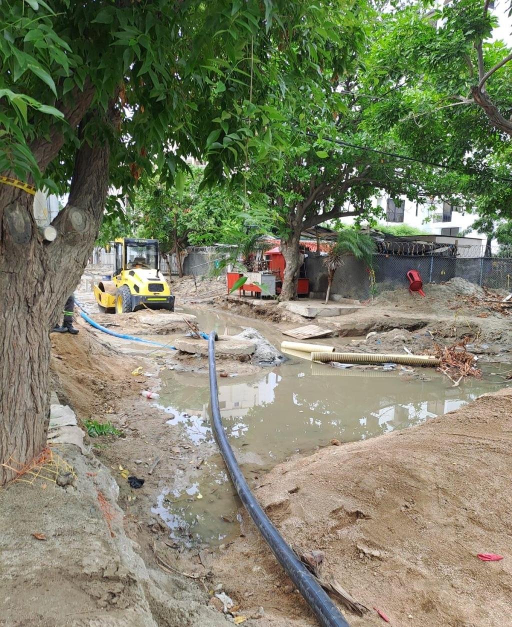 Gobernación le incumple a Bello Horizonte: permanece en aguas negras por dilación de obra de pavimentación de calles