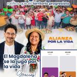 La Gran Alianza por la Vida consolida el triunfo del progresismo en Santa Marta y el Magdalena