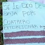 “Le dimos de baja por cuatrero y extorsionista”: el mensaje escabroso que le dejaron a hombre asesinado en Concordia, Magdalena