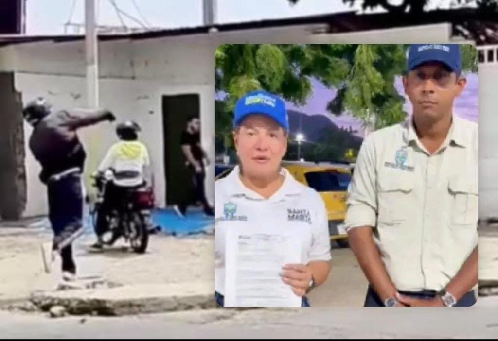 “Fueron delincuentes disfrazados de mototaxistas”: denuncian ataque y amenazas contra agentes de tránsito en Santa Marta