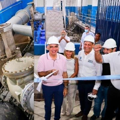 Después de 28 años de abandono, entra en operación la renovada EBAR Norte en Santa Marta
