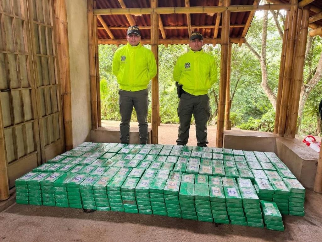 Incautan una tonelada de cocaína en zona rural de Santa Marta
