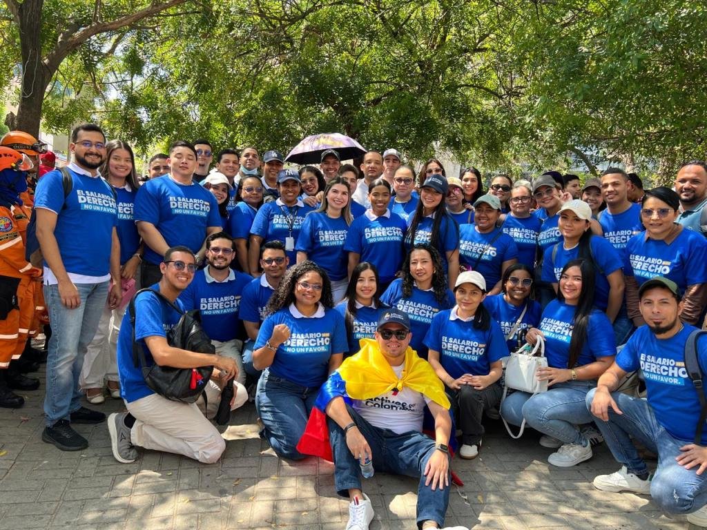 Activos por Colombia acompañó movilización en defensa del Salario Mínimo Vital