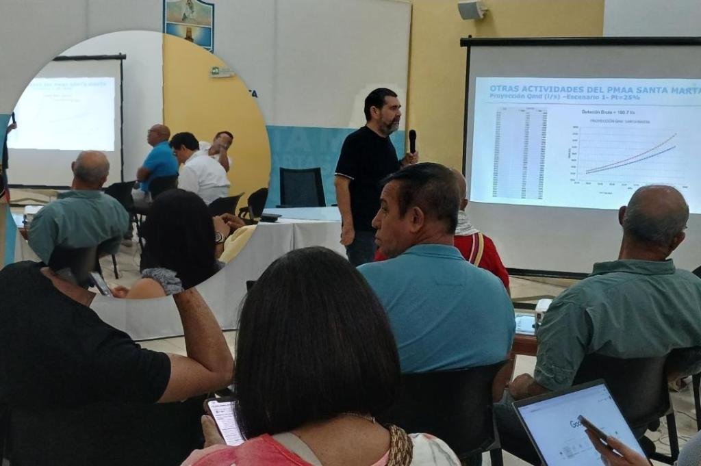 Socializan Plan Maestro de Acueducto con planta desalinizadora como apuesta para solucionar la crisis del agua en Santa Marta