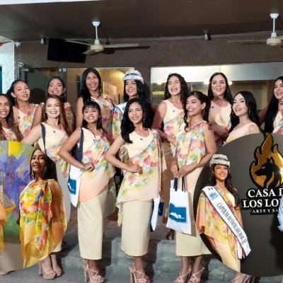 Casa de Los Lobos recibió oficialmente a las 17 candidatas que buscan la corona de las Fiestas del Mar