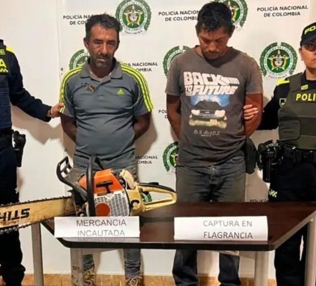 A la cárcel dos hombres señalados de provocar incendio forestal en Tolima