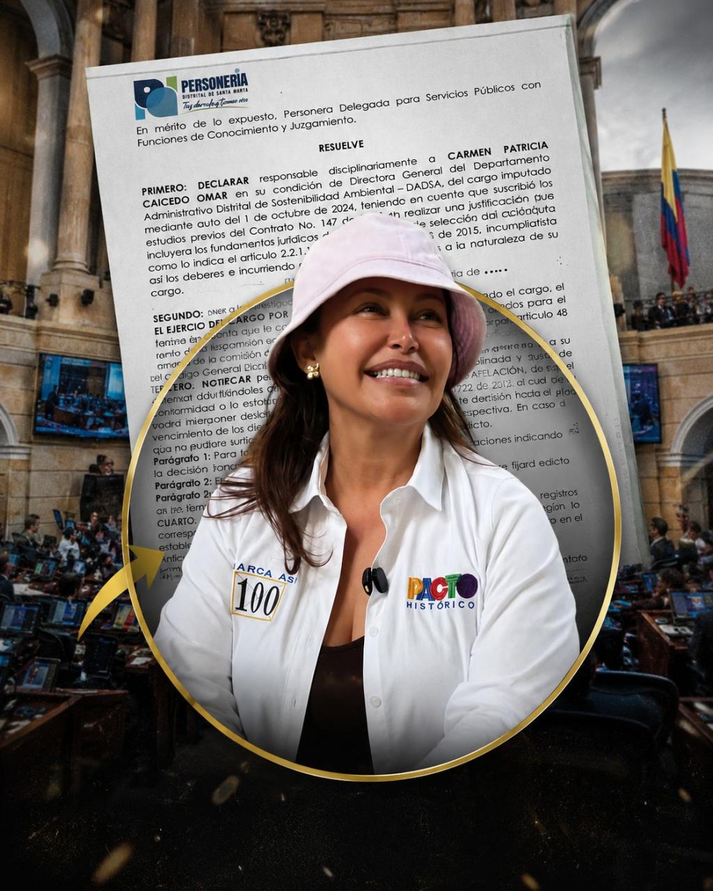 La sombra de presuntos hechos de corrupción amenaza posesión de Patricia Caicedo como senadora